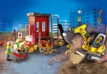 MINI Excavator With Building Section