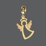 Gold Classic Angel Charm