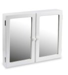 Home Bathroom Cabinet Double White