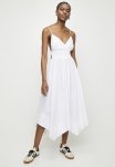 Superbalist Asym Hem Fit & Flare Midi Dress - White