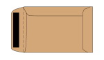 Seed Bag NO.1 Brown Gummed Flap Pocket Envelopes 83 X 67MM - Box Of 1000