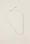 Fine Chain Necklace- Silver Plated Herringbone