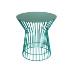 Marcel Metal Side Table - Turquoise