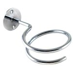 Dryer Holder Wall Mountable For Dryer Fitted With Nozzle Silver
