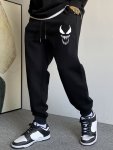 Venom Graphic Men's Casual Jogger Pants Comfortable Fall winter Athletic Sweatpants Geometric Pattern Drawstring Waist Machine W