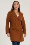Tiffany Midaxi Length Melton Winter Coat