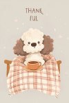 Thankful Dog - Wall Art Print - A1