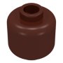 Parts Plain Minifigure Head Block Open Stud 3626B - Brown