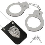 Police Officer Badge With Hand Cuff