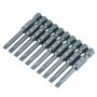 Slotted Screwdriver Bits 50MM S2 Steel 4MM