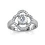 Cel Sta 925 Sterling Silver 0.50CT Moissanite Eternal Light Ring