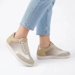 Pierre Cardin 2 Tone Walkers - Beige Brown - 8