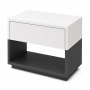 Longiti Pedestal Square Storage Nightstand