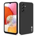 Tpu Liquid Silicone Phone Cover Case Compatible With Samsung Galaxy A16 - Black
