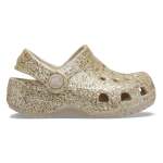 Crocs Littles Chunky Glitter Crib Clog - Sandstone C2C3
