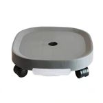 Grey Wheeled Plant Tray 24CM Inner Diameter Max Load 50KG