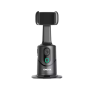 360 Rotation Auto Face Tracking Phone Camera Stand - Black
