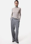 High-waisted Tailored Trousers - Grey