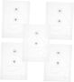 5 Document Storage Bags Binder Organizer For File Pockets Pp Material