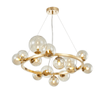 Bubble Pendant 14 Light Gold