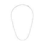 Elan Box Chain Necklace Silver - Long