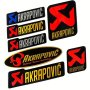 Heat Resistant Aluminium Car Motorcycle Sticker Moto Exhaust Muffler Pipe Tip Decal Cfmoto Cafe Racer Sportster