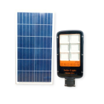 Ashcomonline Solar Powered Street Light + Pole 400W Solar Light Set