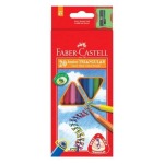 Junior Triangular Colour Penc 10 Long 3 8 With Sharpener