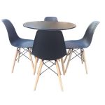 Round Table Set - Black