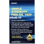 GNC Triple Strength Fish Oil 1400 Plus COQ-10 60 Softgels