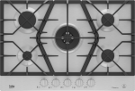 Beko 75CM Gas Hob Stainless Steel Inox - HIAW75226SXE