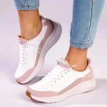 Skechers Contour Foam Sneaker - White Lavender - 8