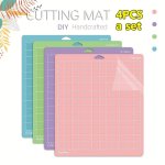 4PCS Cutting Plotter Cutting Mats 12X12 INCHES 30X30CM One Of 4 Grip Perfect For Diy Crafts And Paper Carving To Protect Your Wo