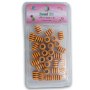 Fashion Hair Plastic Wood Beads Spring Oval