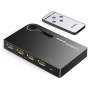 UGreen HDMI Switch 3 In 1 Out 4K Amplifier Switch - Black