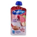 Purity Food Pouches Fruit Puree 110ML - From 6 Months - Apple & Guava