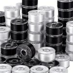 Set Of Sewing Machine Bobbins - 5 10 20 30 Pack Durable Threads In Black & White For Crafting And Sewing Projects