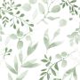 10M Roll Peel & Stick 3DWALLPAPER Furniture Cabinet Watercolor-green Leaves