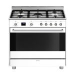 Smeg Concerto Cooker With Gas Hob 90X60CM – White – SSA91MAWH2