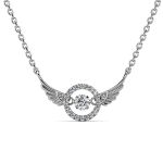 DESTINY Dancing Angel Necklace With Swarovski Crystals