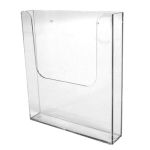 Parrot Acrylic Brochure Holder Wall Mountable A4
