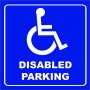 Disabled Parking Sign 44X44CM