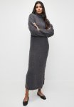 Edit Boucle Knitwear Dress - Charcoal
