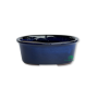 Japanese Ruri Glazed Deep Oval Containers - Small 150 L X 110 W X 60MM H