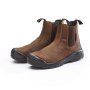 Dromex Crazy Horse Chelsea Boots Brown Size 6