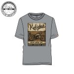 Kakiebos Mens Classic M Bike Tee - Smoke - 5XL