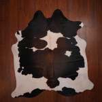 High-contrast Tri-colour Cow Hide Rug 211 X 200 Cm No. 479 - Tri-colour Medium