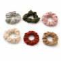 6 Piece Elastic Knitted Scrunchie Hair Ties Set For Women