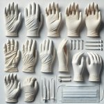 Llg Disposable Gloves Strong Nitrile Size L Blue Textured Powder Free 240MM Pack Of 100