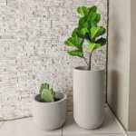 Fringe Tall Japi Planter Sandstone - Large